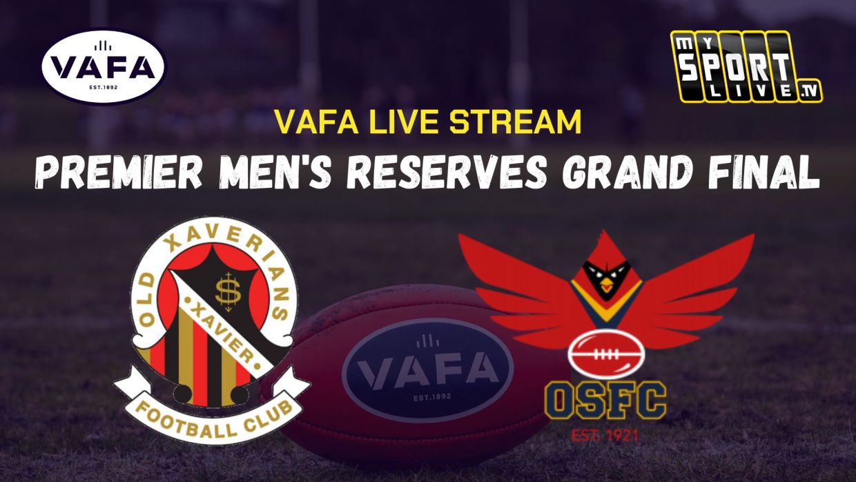 Prem Reserves GF Live Stream: Old Xavs v Old Scotch - VAFA