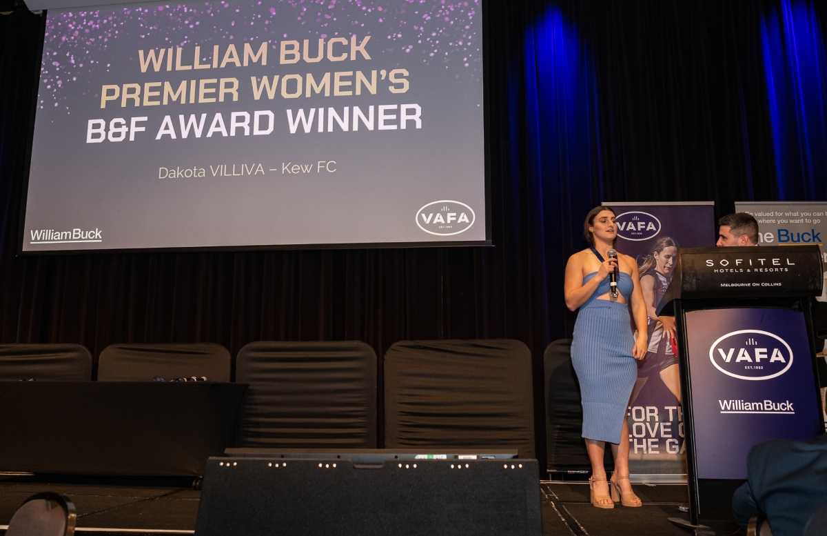 Premier Women's Club Best and Fairest winners of 2022 - VAFA